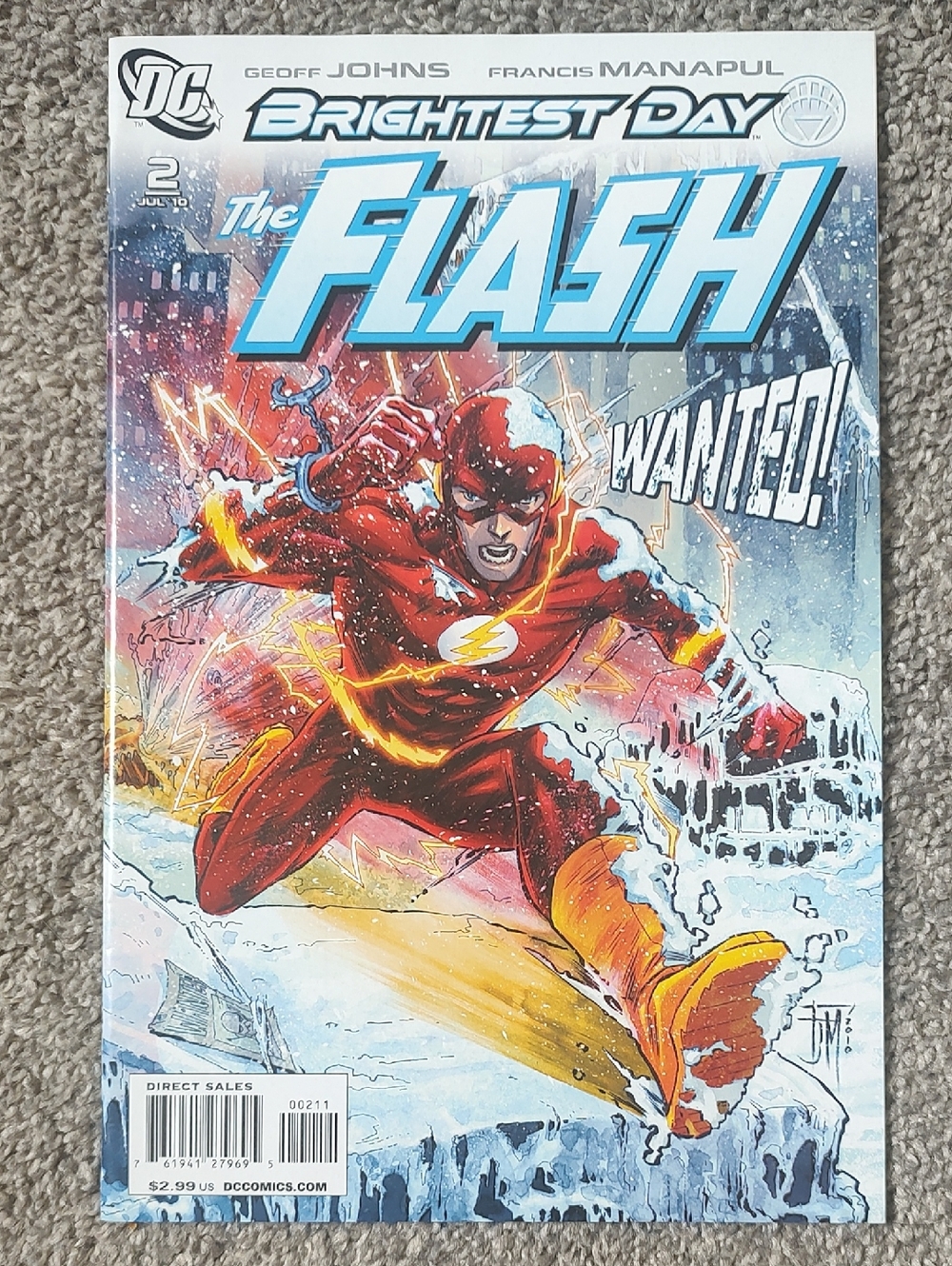 FREE With Purchase - DC Comics The Flash #2 July 2010